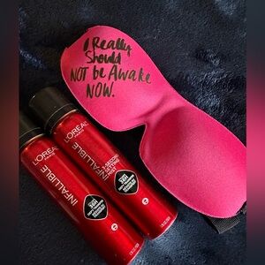 Women’s Bundle L'Oréal Infallible 35H Setting Mist  with Eye Mask  Bundle #K